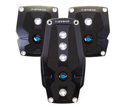 Brushed Black aliminum sport pedal w/ Black rubber inserts MT