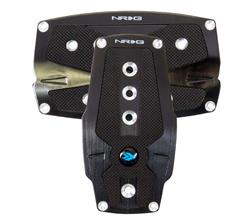 Brushed Black aliminum sport pedal w/ Black rubber inserts AT