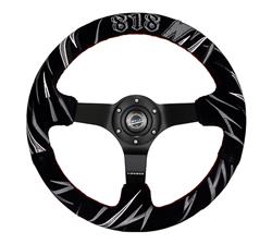 Steering Wheel, Jeff Jones Signature Series, 350mm, 3 in. Dish, Each