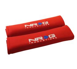 Seat Belt Pads 2.7" (wide) x 11" - Red (2piece) Short