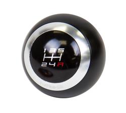 Shift Knob, Round, Black, 4 Interchangeable Rings, Universal, Each