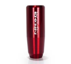Shift Knob, Metta, Cylinder/Tapered, Red, 3.5 in. Tall, Thread On, Universal, Each
