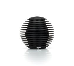 Shift Knob, Heat Sink Droplet, Round, Black Anodized, Thread on, Universal, Each