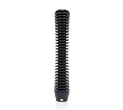 Shift Knob, Heat Sink Curvy, Long, Round, Black Anodized, 180mm Tall, Thread on, Universal, Each