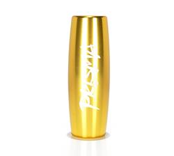 Shift Knob, Prisma, Cylinder/Tapered, Chrome Gold, Aluminum, Thread On, Universal, Each