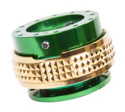 Quick Release Kit - Green Body / Chrome Gold Pyramid Ring