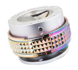 Quick Release Kit - Silver Body / Neochrome Pyramid Ring