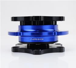 Quick Release - Black Shinny Body / Blue Shinny Ring SFI SPEC 42.1