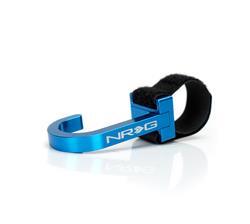 Universal CNC Steering Wheel Hook with Velcro Blue