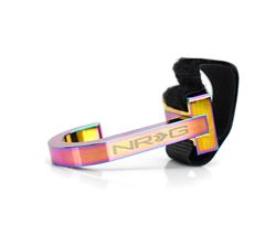 Universal CNC Steering Wheel Hook with Velcro Neon Green