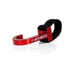 Universal CNC Steering Wheel Hook with Velcro Red