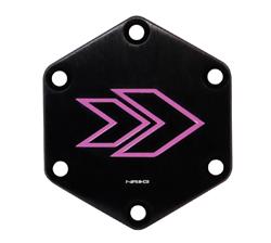 NRG Arrow engraved Horn Delete Button-PURPLE