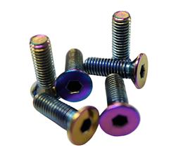 Steering Wheel Screw Kit Upgrade Neochrome "FLAT"