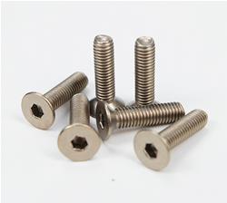 Titanium Silver Steering wheel Screw Kit Upgrade " CONICAL"