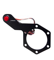 Steering Single Switch - Extended Kit Black