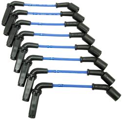 Spark Plug Wires, Resistor, 7mm, Blue, Stock Boots, Buick, Cadillac, Chevrolet, GMC, Hummer, Isuzu, Pontiac, Saab, Set