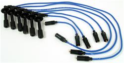 Spark Plug Wire Set, Stock Replacement, Direct Fit, Spiral Core, Blue Silicone Insulated Wire, 7.00mm, Porsche, Set