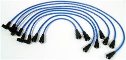 Spark Plug Wire Set, Stock Replacement, Direct Fit, Spiral Core, Blue Silicone Insulated Wire, 7.00mm, Jaguar, Set