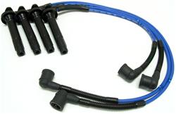 Spark Plug Wires, Resistor, Assembled, Spiral Core, 7.00mm, Blue, Saab, Subaru, 2.5L, Set