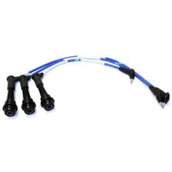 Spark Plug Wires, Resistor Core, Silicone, Blue, 7mm, Toyota Inline 6-Cylinder, 3.0L, Set