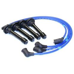 Spark Plug Wires, Resistor, 7mm, Blue, Stock Boots, for use on Acura®/Honda®, 1.6/1.7/1.8L, Set