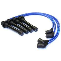 Spark Plug Wires, Resistor, 7mm, Blue, Stock Boots, for use on Honda®, 1.5/1.6L, Set