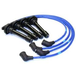 Spark Plug Wires, Resistor, 7mm, Blue, Stock Boots, for use on Acura®, Honda®, 1.8, 2.0L, L4, Set