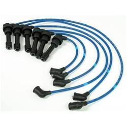 Spark Plug Wires, Resistor, 7mm, Blue, Stock Boots, Dodge, Mitsubishi, 3.0L, V6, Set