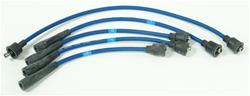 Spark Plug Wire Set, Stock Replacement, Direct Fit, Spiral Core, Blue Silicone Insulated Wire, 7.00mm, for Nissan, Set