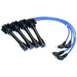 Spark Plug Wires, Resistor, 5mm, Blue, Stock Degree Boots, Geo/Toyota, 1.6/1.8L, L4, Set