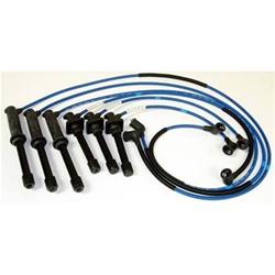 Spark Plug Wires, Resistor, 5mm, Blue, Stock Boots, Ford, Mazda, 2.5L, V6, Set