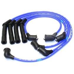 Spark Plug Wires, Resistor, 7mm, Blue, Stock Boots, for Nissan, 1.6L, Set