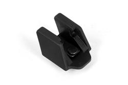 Hood Catch Bracket, Black, Jeep, Each