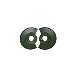 Brake Dust Shield, Steel, Black, Jeep, Pair