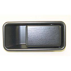 Door Handle, Exterior, Passenger Side, Die-Cast, Black, Jeep, Each