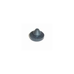 Hood Bump Stops, Grille Mounted, Rubber, Black, Jeep, Each