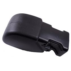 Bumper End Cap, Extension, Front, Passenger Side, Plastic, Black, Jeep, Each