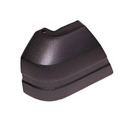 Bumper End Cap, Front, Passenger Side, Black, Jeep, Each