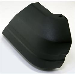 Bumper End Cap, Front, Driver Side, Black, Jeep, Each