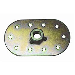 Seat Belt Mount, Steel, Zinc Plated, 1/2 in.-20 Thread, Each