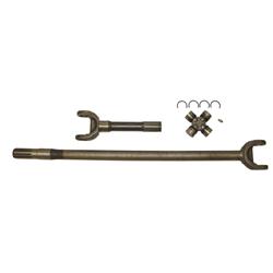 Axle Shaft, Front Inner and Outer, Driver Side, 10-spline, Steel, Dana 25, Dana 27, Jeep, Each