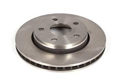 Brake Rotor, Front, Solid Surface, Iron, Natural, Jeep, Each