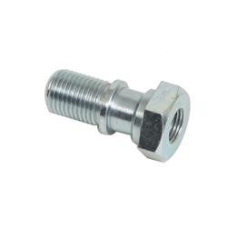 Brake Fitting, Master Cylinder Bolt, 1/8 in.-NPT Male Thread, Aluminum, Polished, Jeep, Each