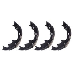 Brake Shoes, Standard Replacement, Rear, 9 in. Drums, Organic, Jeep, Set