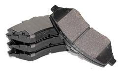 Disc Brake Pads, Organic, Front, Jeep, Set