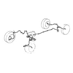 Brake Lines, Steel, Jeep, Kit