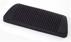 Brake Pedal Pad, Automatic, Rectangle, Rubber, Black, Jeep, Each