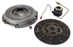 Clutch Kits, 1.125 in. - 10-spline, 10.500 in. Diameter Organic Disc, Pressure Plate, Shift Fork, Jeep, L4, L6, Kit
