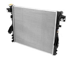 Radiator, Aluminum, Plastic, Black, 1 Row, 24.75 in Wide, 32.5 in High, 9.0 in Thick, Jeep, Each