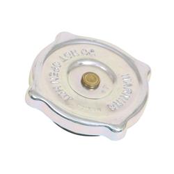 Radiator Cap, 4 psi., Round, Chrome, Jeep, Each